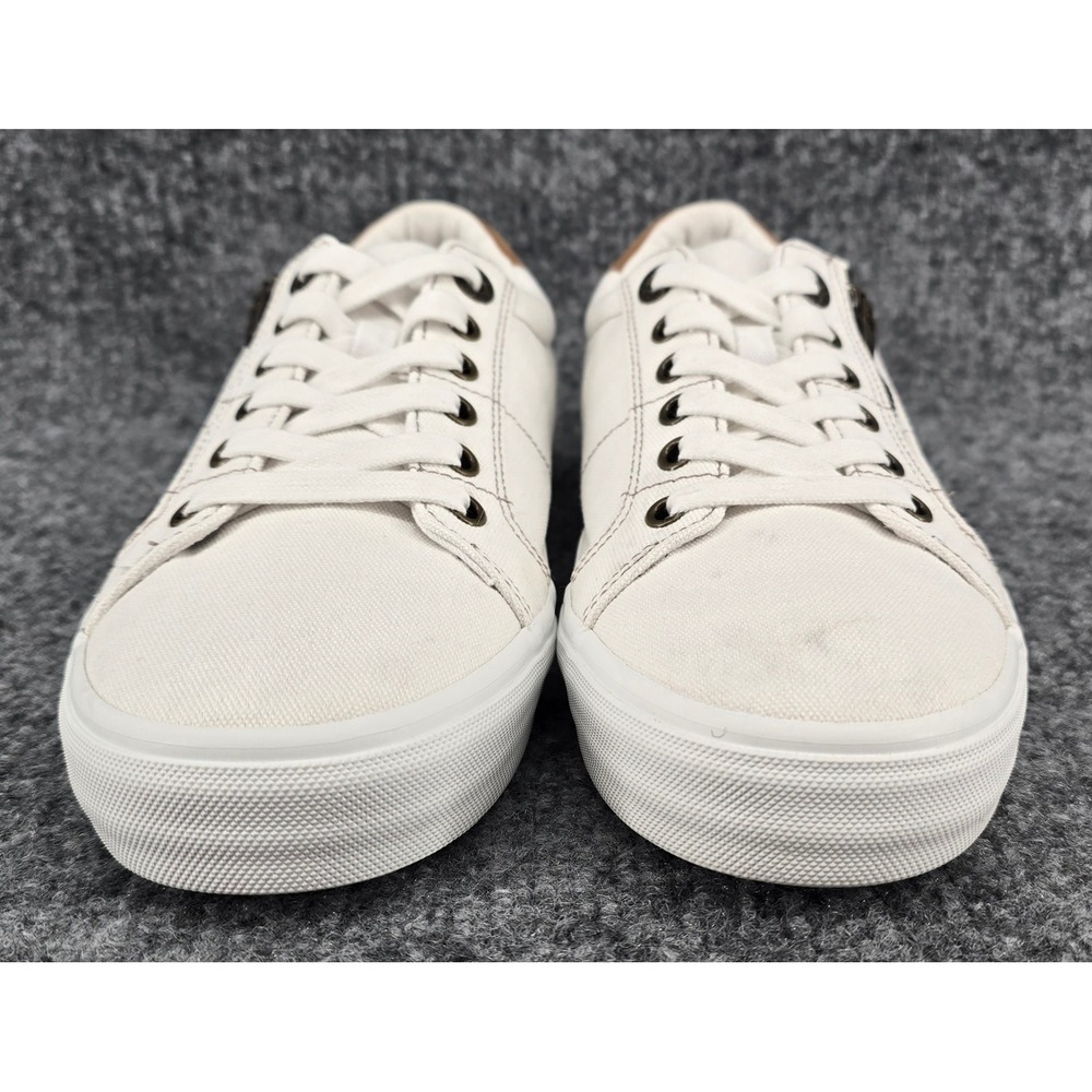 Taos Z Soul Sneakers Women 7.5 White Canvas Side Zip Low Top ZSL-13672 Orthotic - Picture 4 of 8